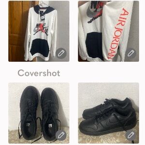 Nike lows sz15+3XL NIKE Air Jordan Hoodie=boutique+💀4x10”🔥stickers NOC